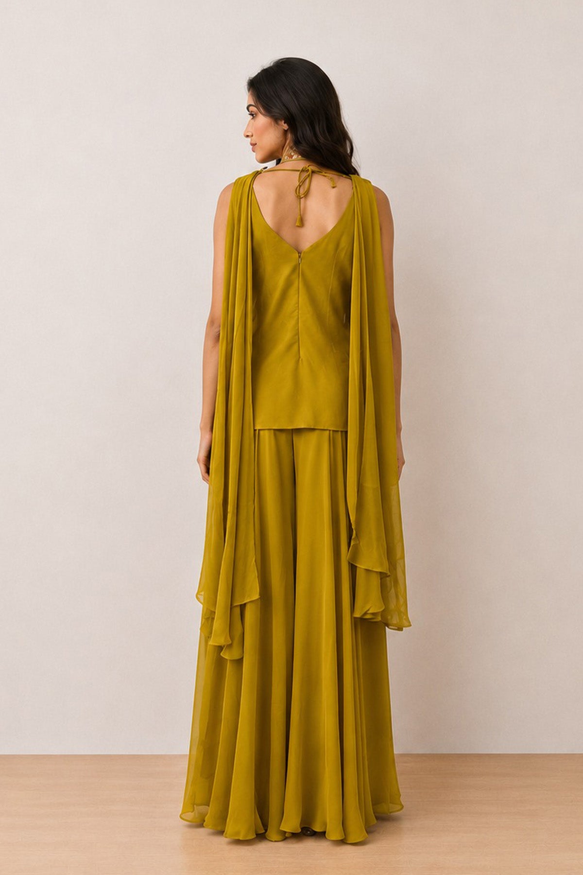 Yellow Jiya Short Kurti Set