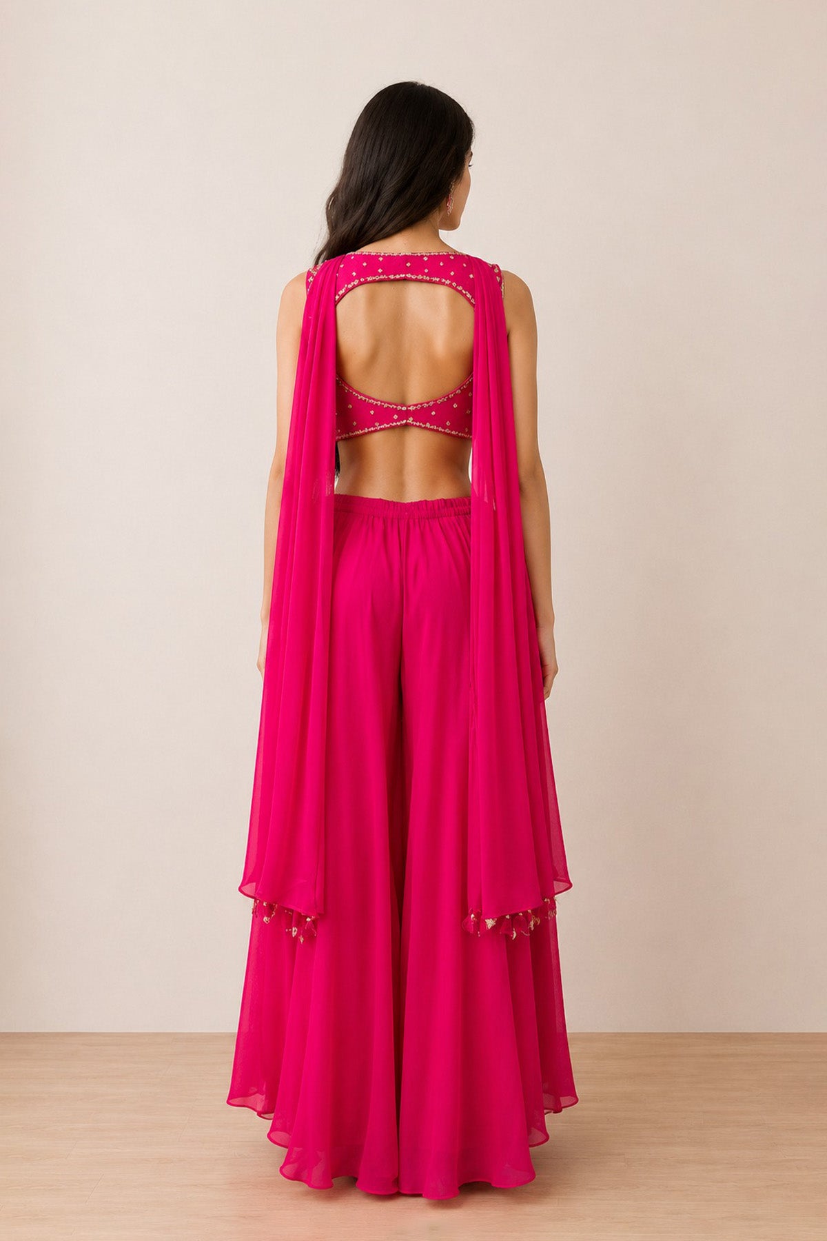 Pink Tilak Co-ord Set