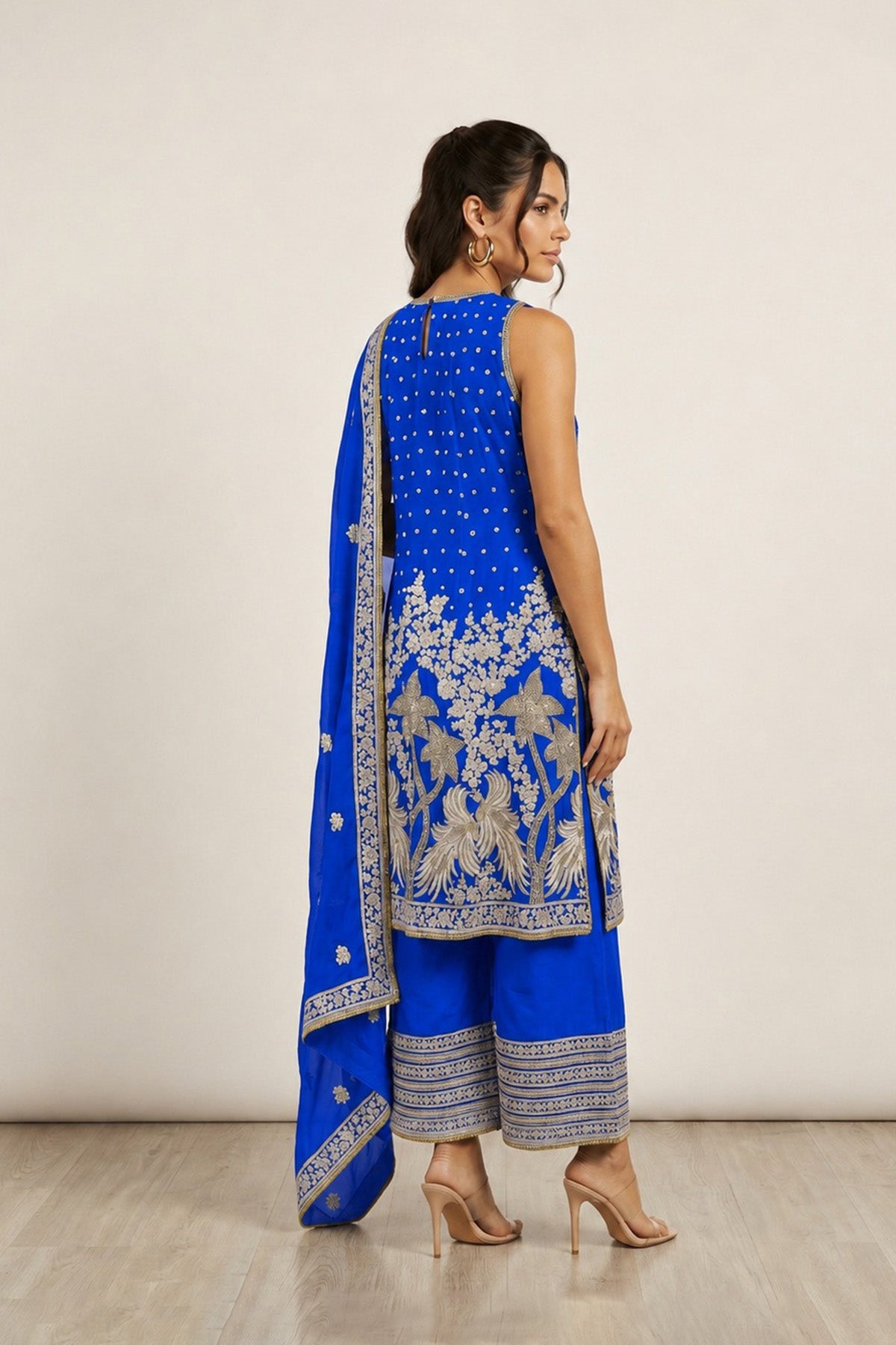 Blue Tree Kurti Salwaar Set